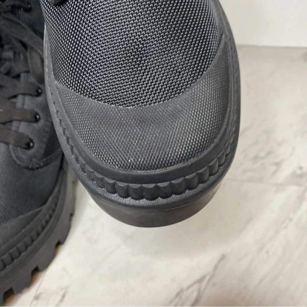 Tory Burch Camp Black Sneaker Boot 7M